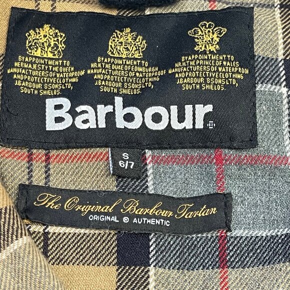 Barbour International Original Waxed Jacket Unisex Kids Size Small (6-7) Black - Picture 4 of 15
